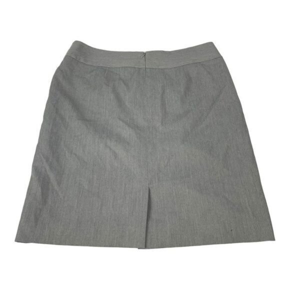 Anne Klein Womens Gray A-Line Skirt Size 14P Polyester Blend - Picture 5 of 6